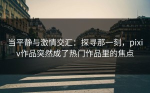 当平静与激情交汇：探寻那一刻，pixiv作品突然成了热门作品里的焦点